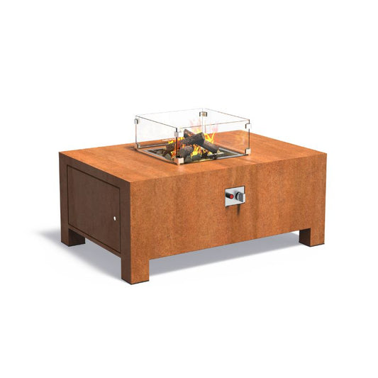 Adezz Forno Brann Gas Fire Pit Corten Steel Large