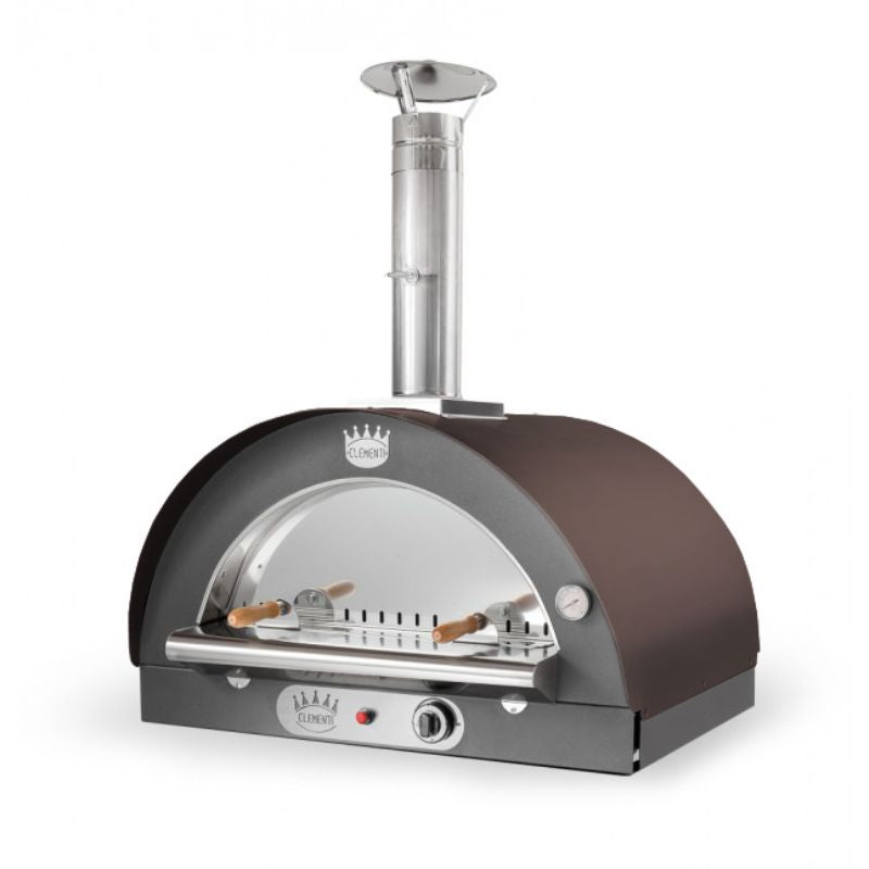 Clementi Original Dual Fuel Pizza Oven 80 x 60 Pro Bundle Copper