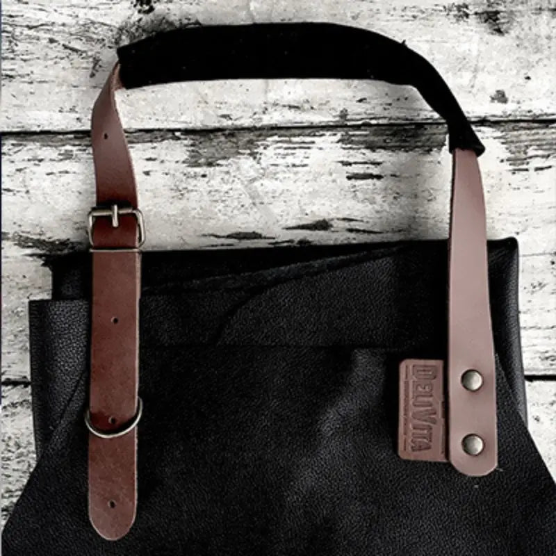 DeliVita Leather Cooking Apron