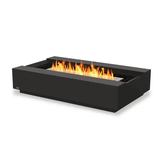 EcoSmart Fire Cosmo 50 Bioethanol Fire Pit Table Graphite Stainless Steel Burner