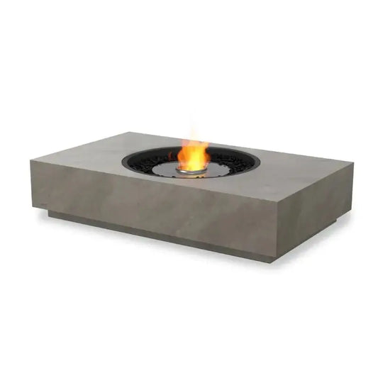 EcoSmart Fire Martini 50 Bioethanol Fire Table Natural Stainless Steel Burner