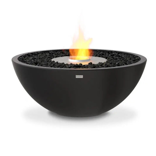 EcoSmart Fire Mix 850 Bioethanol Fire Pit Graphite Stainless Steel Burner