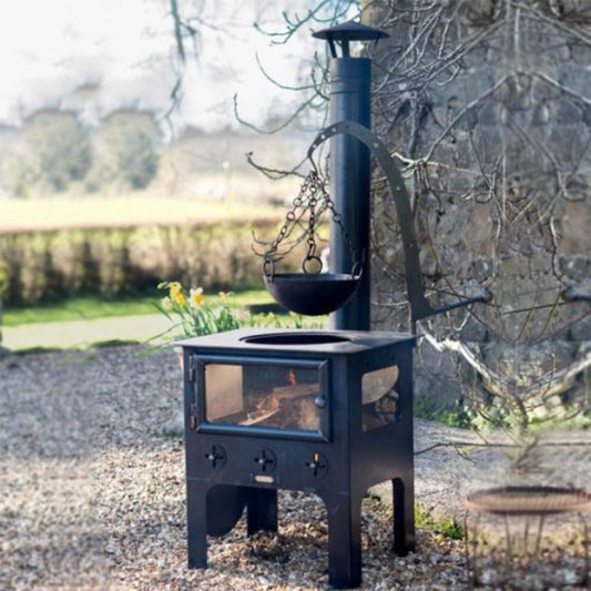 Firepits UK Medium Outdoor Wood Burner BBQ