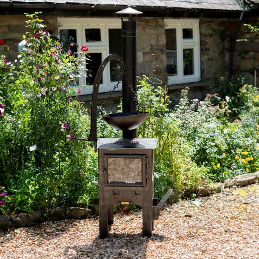 Firepits UK Small Outdoor Wood Burner BBQ