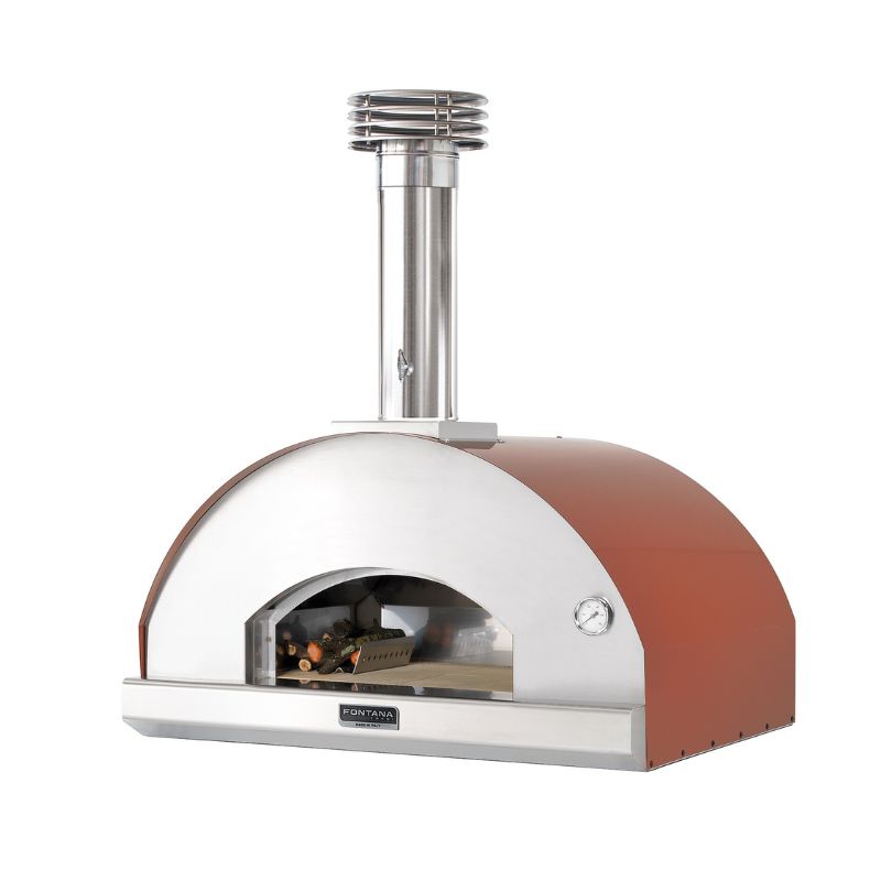 Fontana Mangiafuoco Wood Fired Pizza Oven Pro Bundle Rosso