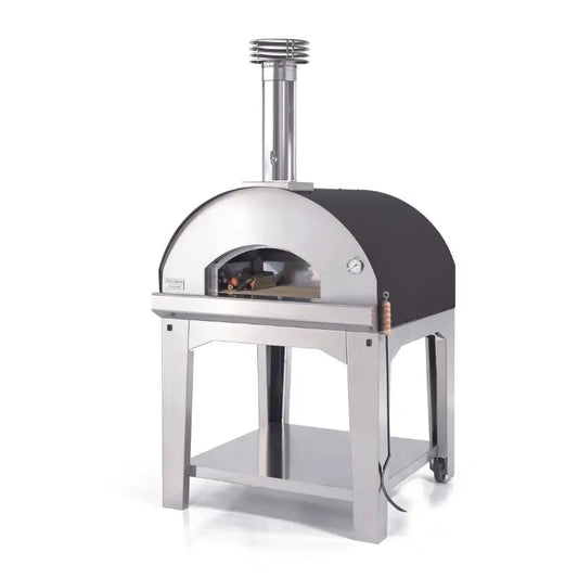 Fontana Marinara Wood Fired Pizza Oven With Trolley Anthracite
