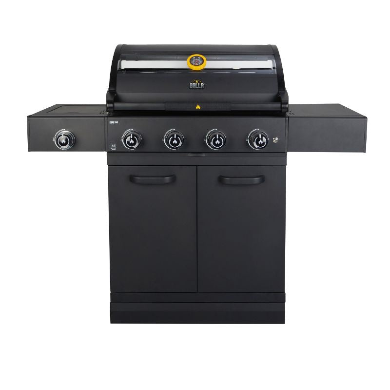 GRLLR Outdoor Kitchen 4 Burner BBQ with Fridge and Sink