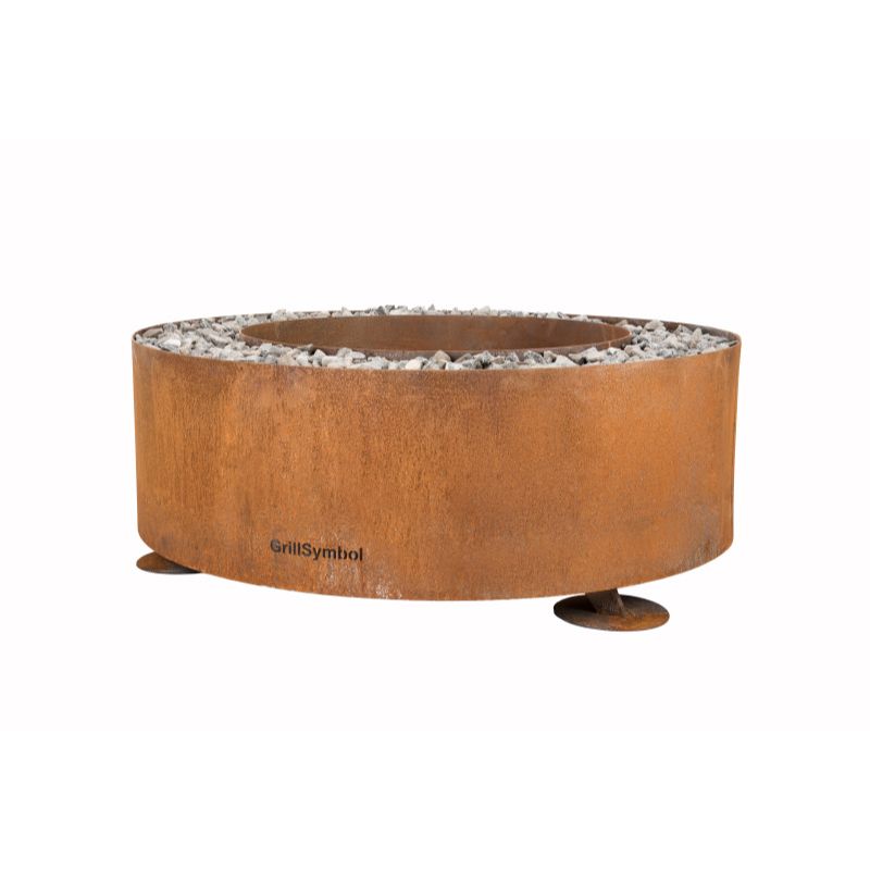 GrillSymbol Luna Fire Pit Corten Steel