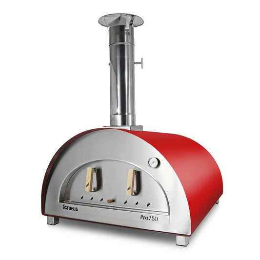 Igneus Pro 750 Wood Fired Pizza Oven Red