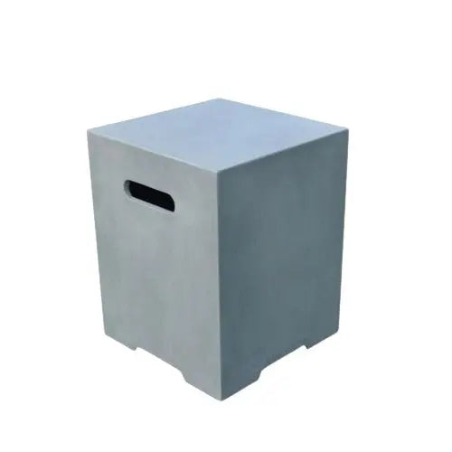 Elementi Fire Square Tank Cover - Smooth Grey (Small)