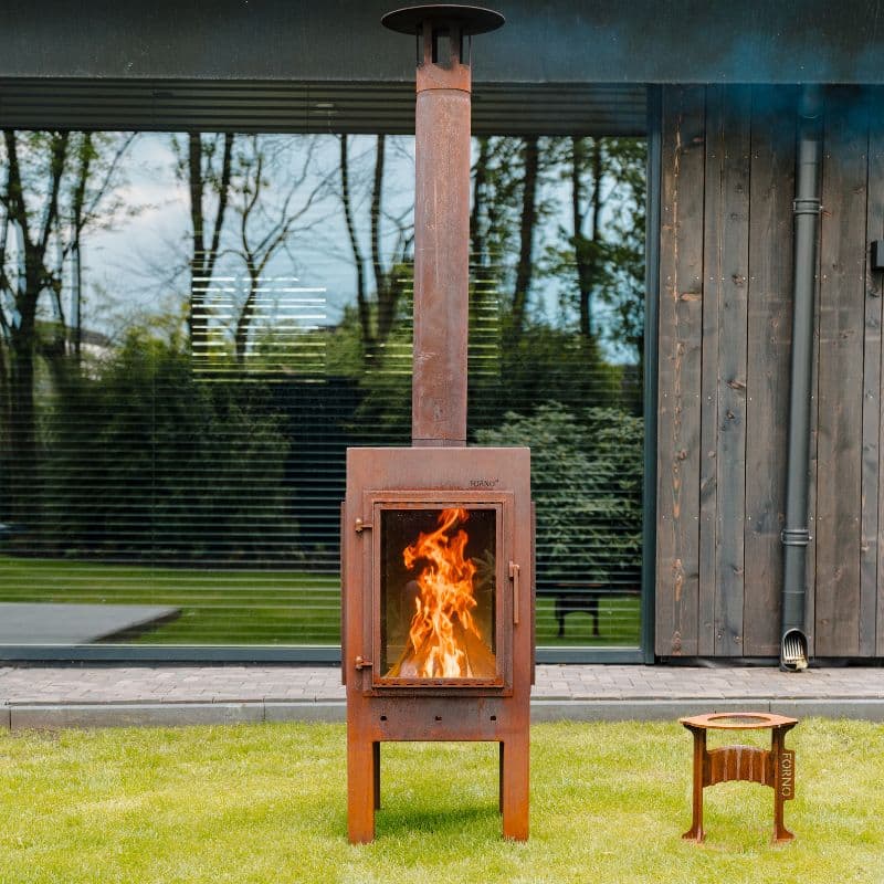 Adezz Forno DIGNA Outdoor Fireplace Corten Steel