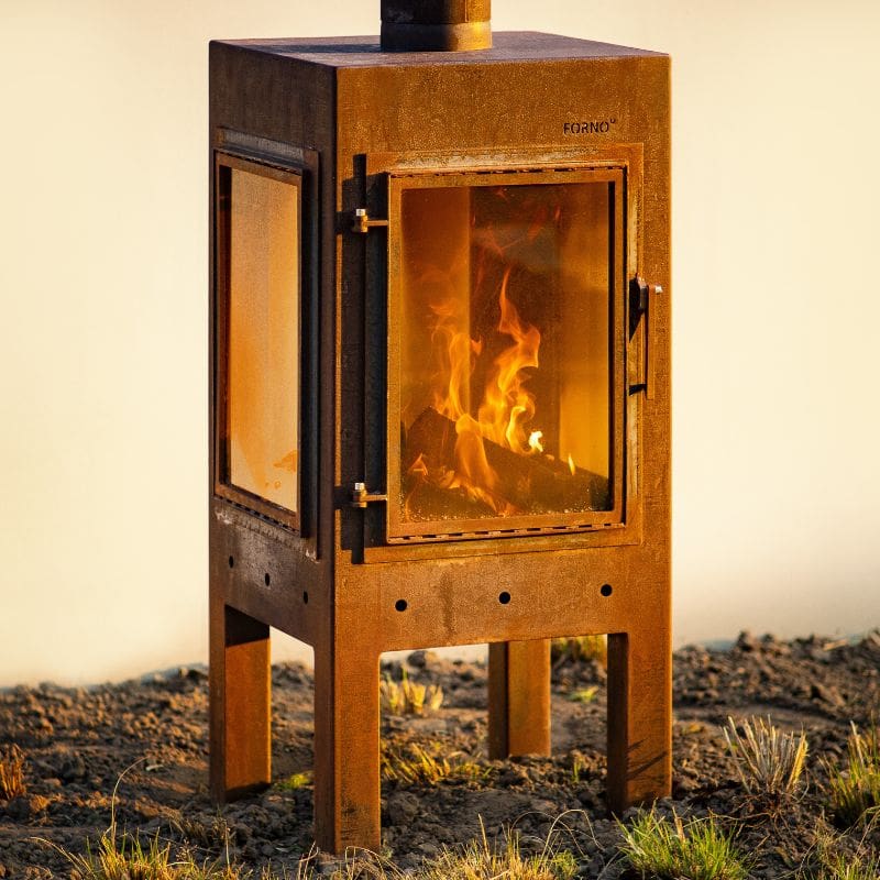 Adezz Forno DIGNA Outdoor Fireplace Corten Steel