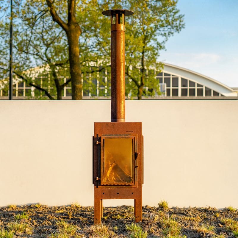 Adezz Forno DIGNA Outdoor Fireplace Corten Steel