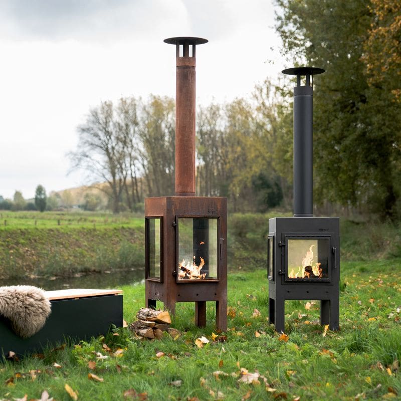 Adezz Forno DIGNA Outdoor Fireplace Corten Steel