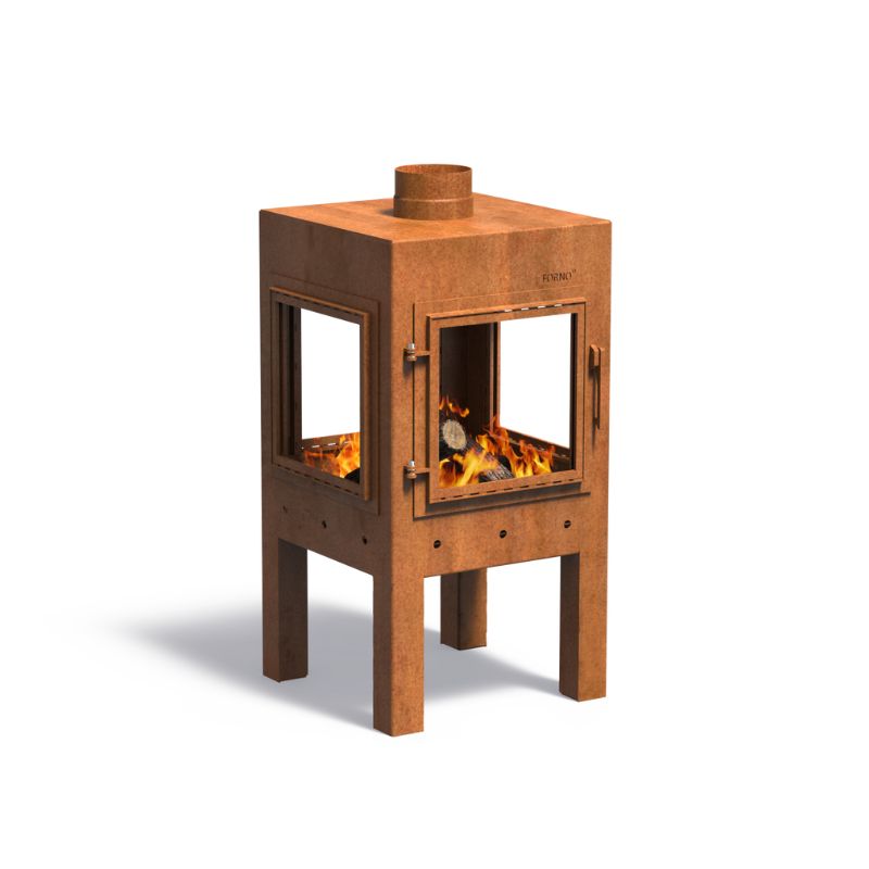 Adezz Forno DIGNA Outdoor Fireplace Corten Steel Standard