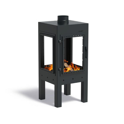 Adezz Forno DIGNA Outdoor Fireplace Black Tall