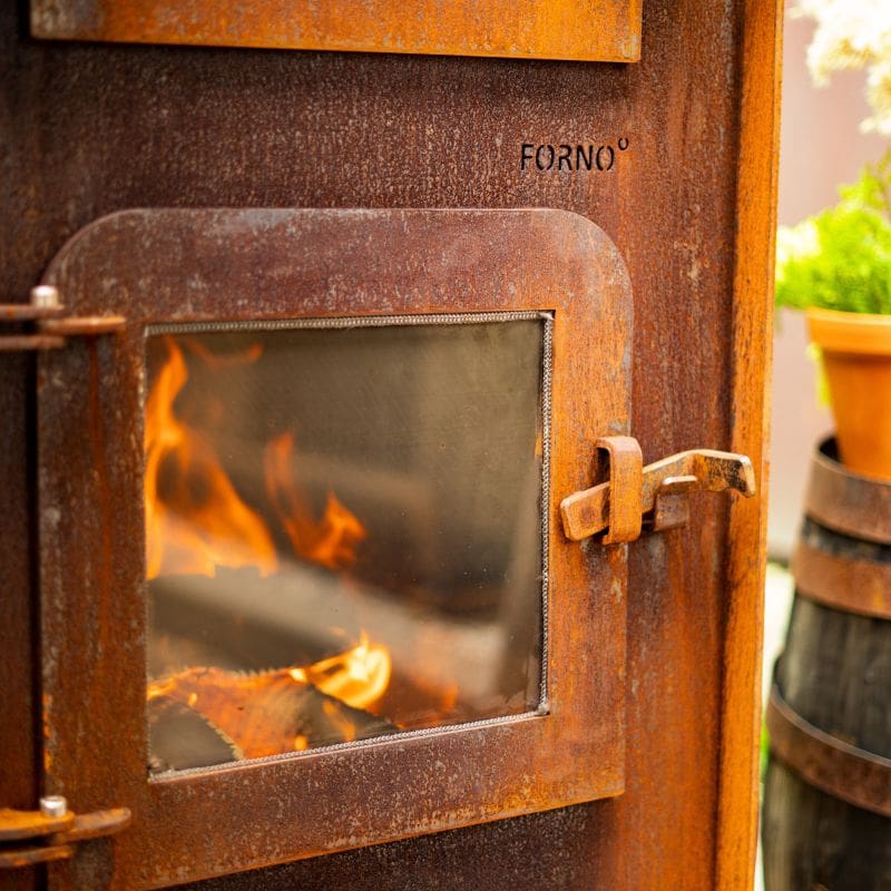 Adezz Forno GAP Outdoor Fireplace and Pizza Oven Corten Steel