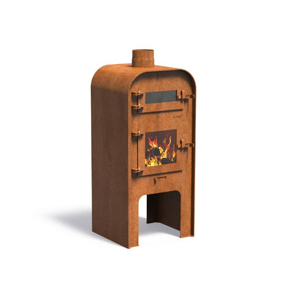 Adezz Forno GAP Outdoor Fireplace and Pizza Oven Corten Steel Standard