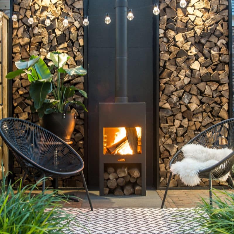 Adezz Forno STIG Outdoor Fireplace Black