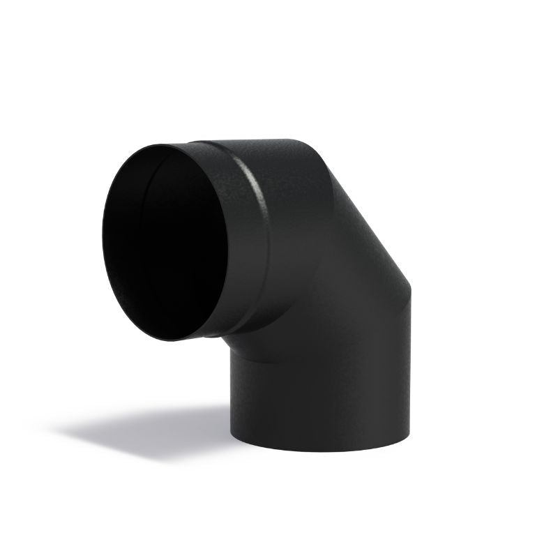Adezz Forno Stovepipe Connector 200 Black 90 degrees