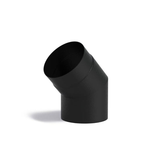 Adezz Forno Stovepipe Connector 150 Black 45 degrees