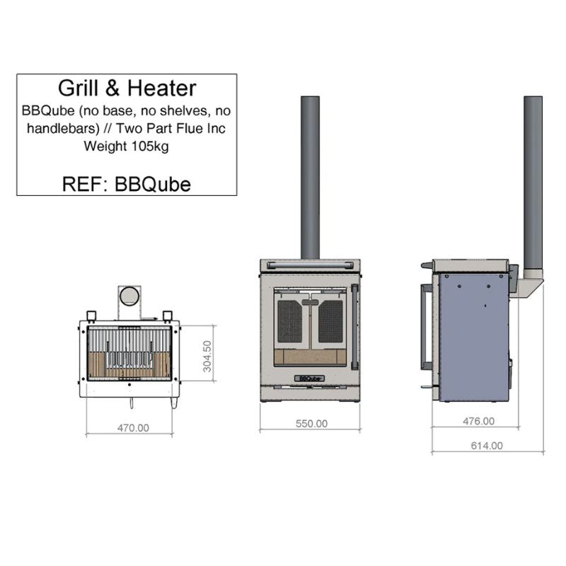 BBQube Grill & Heater