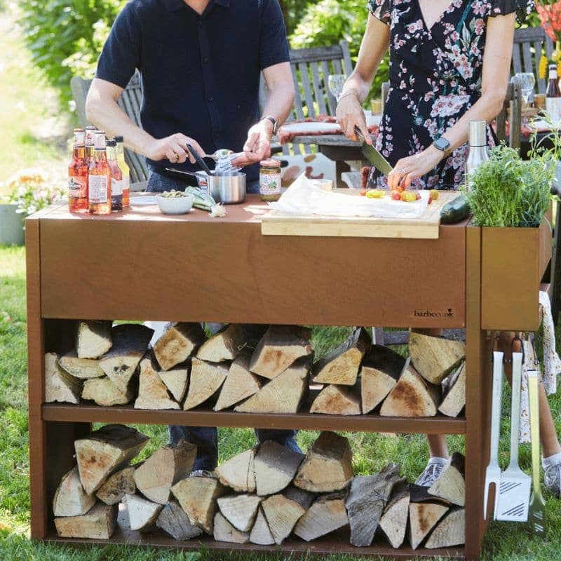 Barbecook Buddy Workstation Corten Steel
