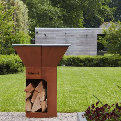 Barbecook Nestor Original Wood BBQ Corten Steel