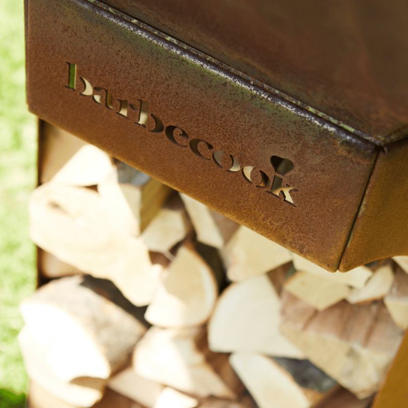 Barbecook Nestor Original Wood BBQ Corten Steel