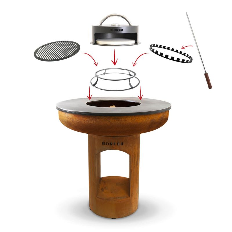 BonFeu BonBiza XL Open Plancha Fire Pit