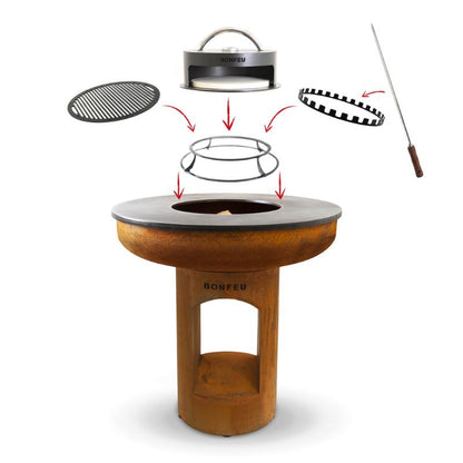 BonFeu BonBiza XL Open Plancha Fire Pit