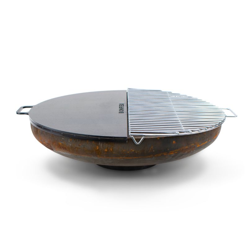 BonFeu Fire Pit Plancha Half Circle