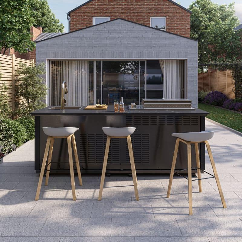 Buschbeck Derby Outdoor Kitchen Island Grey