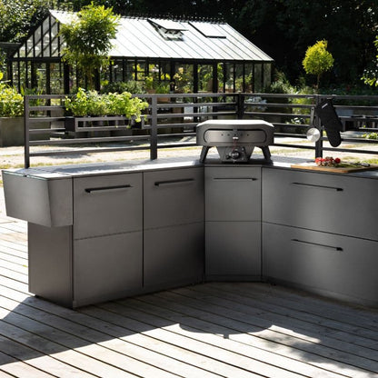 Cozze Elements Outdoor Kitchen 110 Doors Module with Worktop