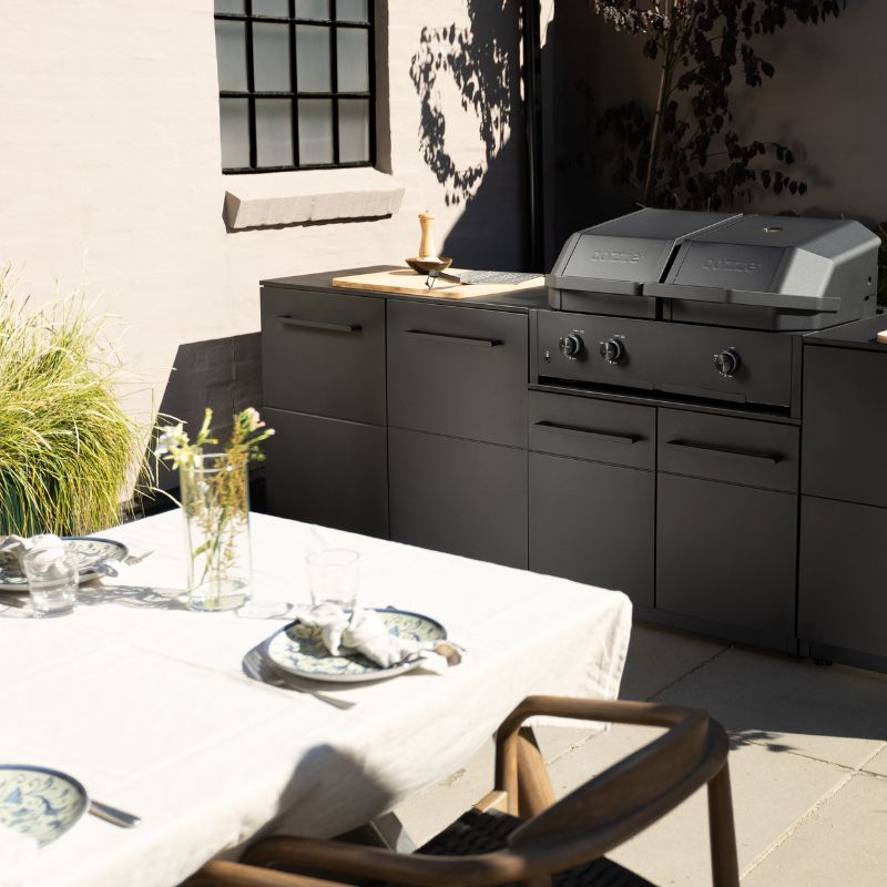 Cozze Elements Outdoor Kitchen 110 Doors Module with Worktop