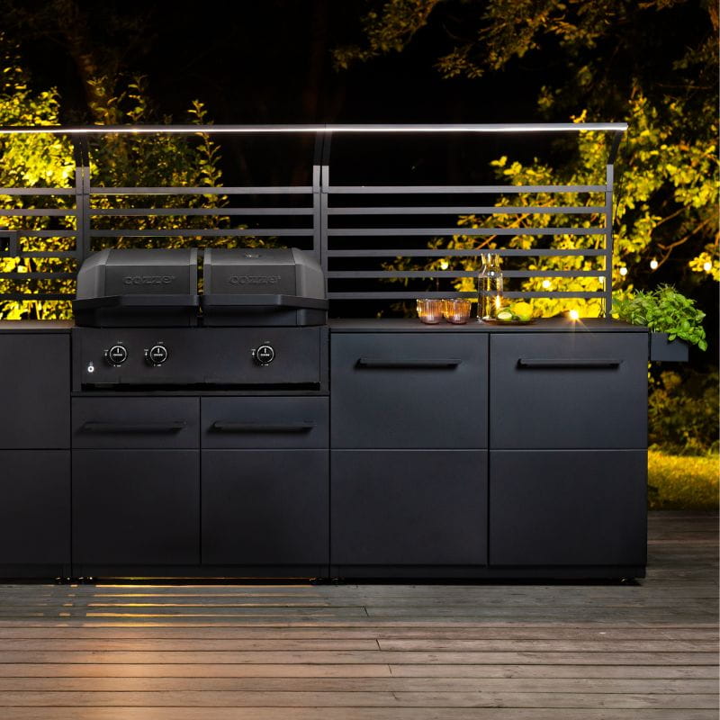 Cozze Elements Outdoor Kitchen 110 Doors Module with Worktop