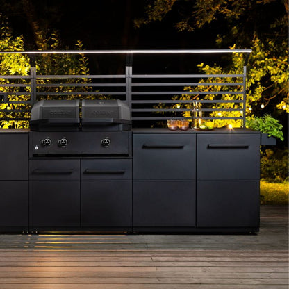 Cozze Elements Outdoor Kitchen 110 Doors Module with Worktop