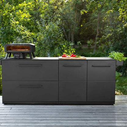 Cozze Elements Outdoor Kitchen 110 Doors Module with Worktop