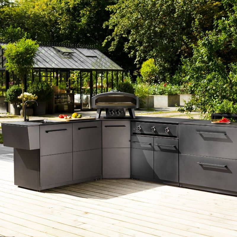 Cozze Elements Outdoor Kitchen Corner Module with Worktop