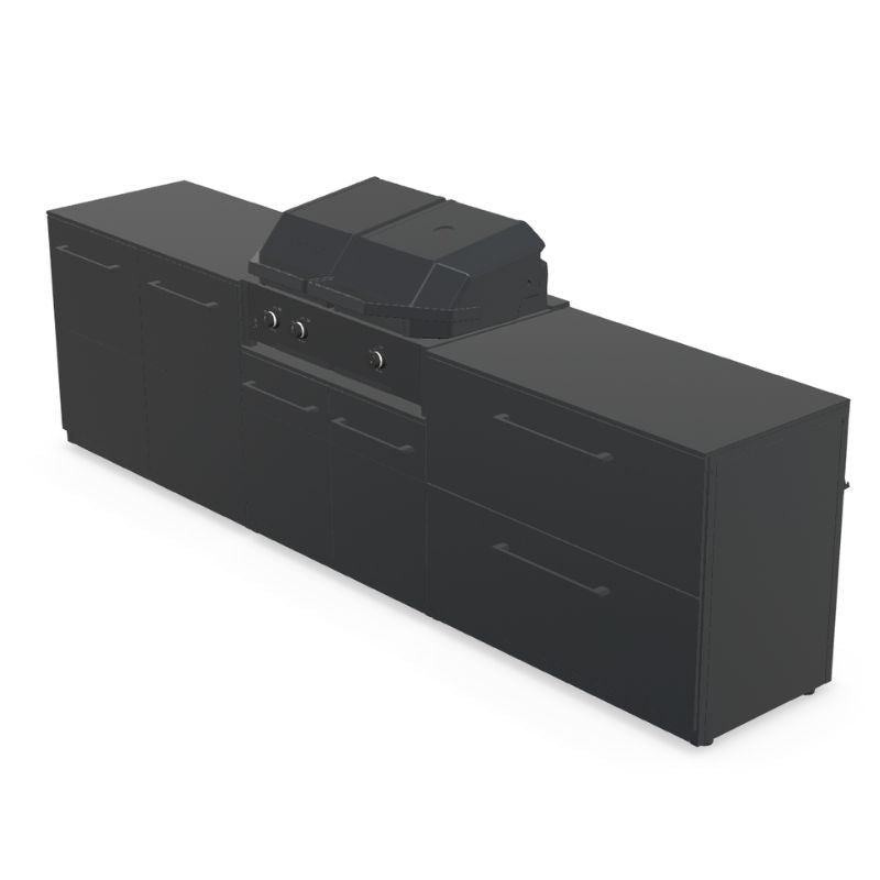 Cozze Elements Modular Outdoor Kitchen - Quattro 900 Grill with Storage