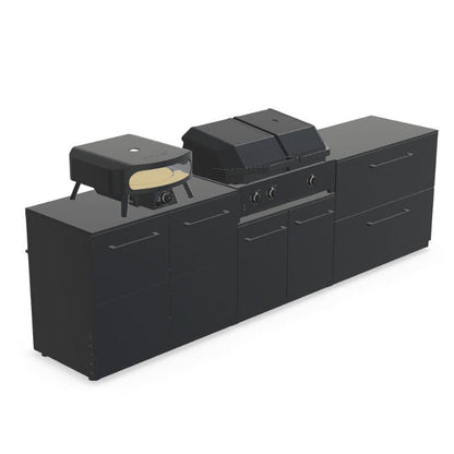 Cozze Elements Modular Outdoor Kitchen - Quattro 900 Grill with Storage