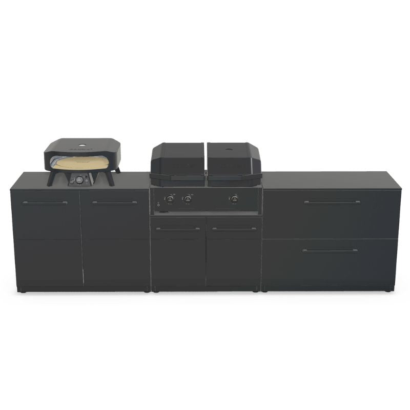 Cozze Elements Modular Outdoor Kitchen - Quattro 900 Grill with Storage