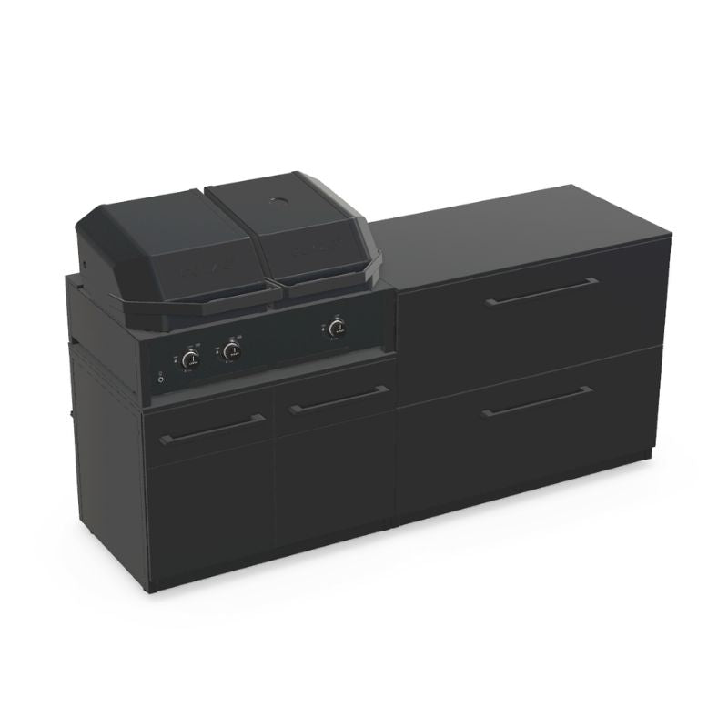 Cozze Elements Modular Outdoor Kitchen - Quattro 900 Grill with Storage Cozze