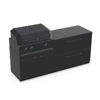 Cozze Elements Modular Outdoor Kitchen - Quattro 900 Grill with Storage Cozze