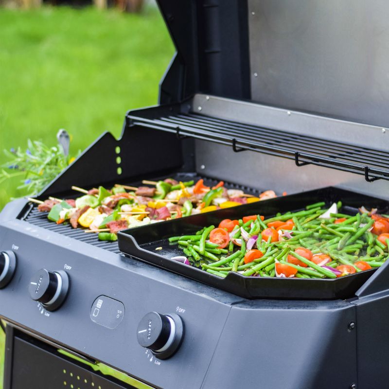 Cozze G-800 Combo Plancha Grill Gas