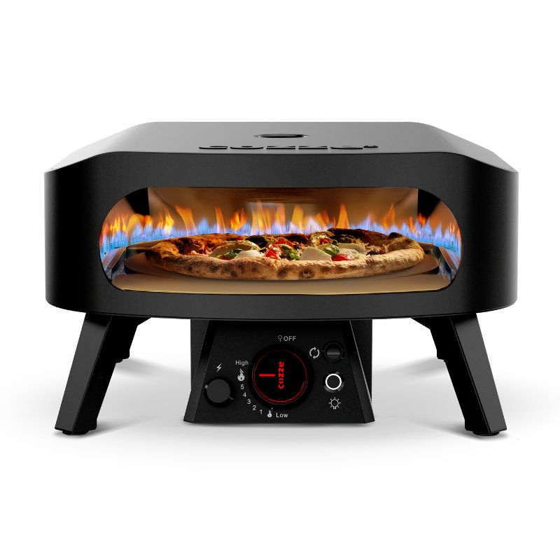 Cozze Rotate Gas Pizza Oven 13" - Black Edition