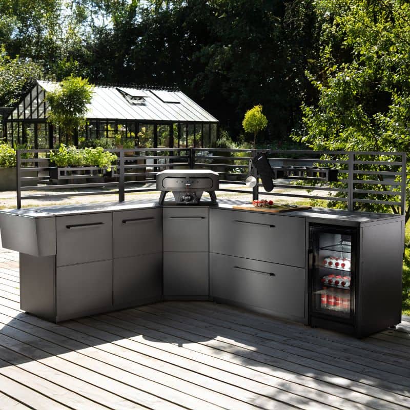 Cozze Rotate Gas Pizza Oven 17" - Black Edition