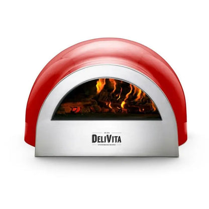 DeliVita Chilli Red Wood Fired Pizza Oven   