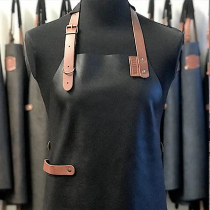 DeliVita Leather Cooking Apron   