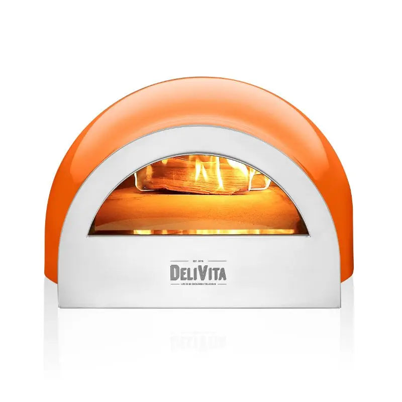 DeliVita Orange Blaze Wood Fired Pizza Oven   